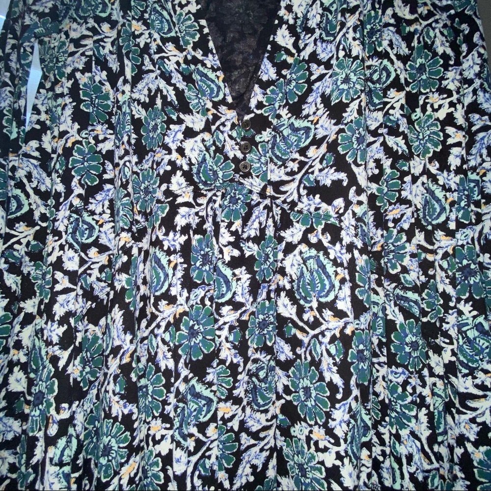 Free People Ruffle Tunic Top - Picture 3 of 4